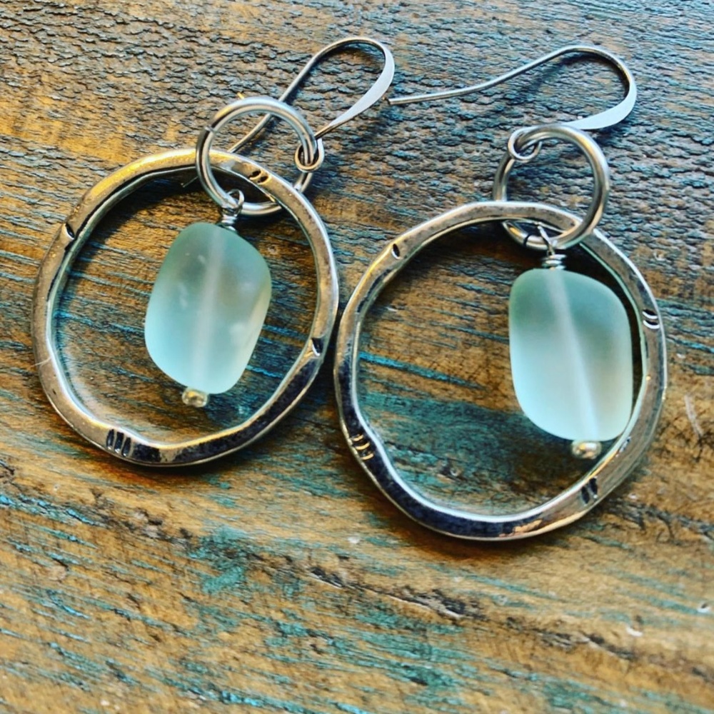 SeaGlass Drop Earrings